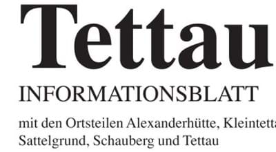 Informationsblatt Tettau